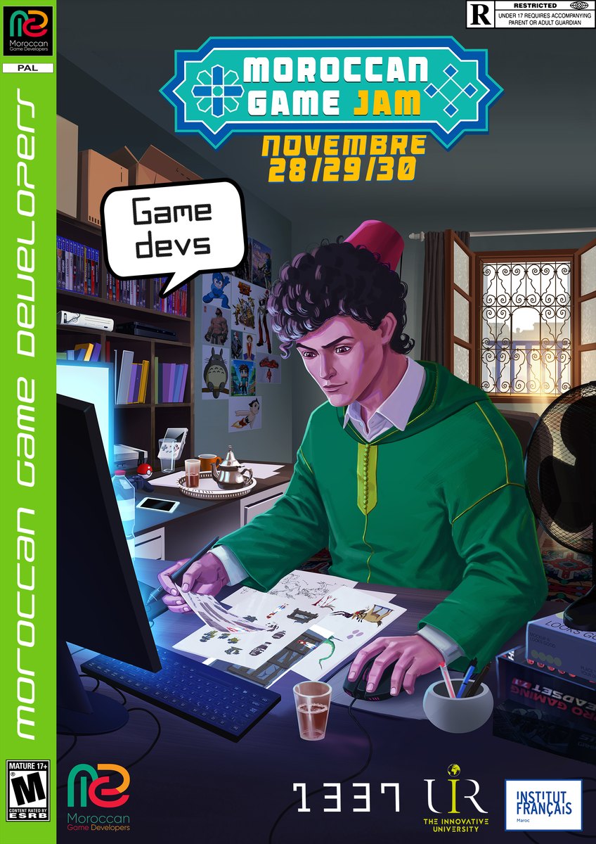 Moroccan Game Jam edition 2 event artwork